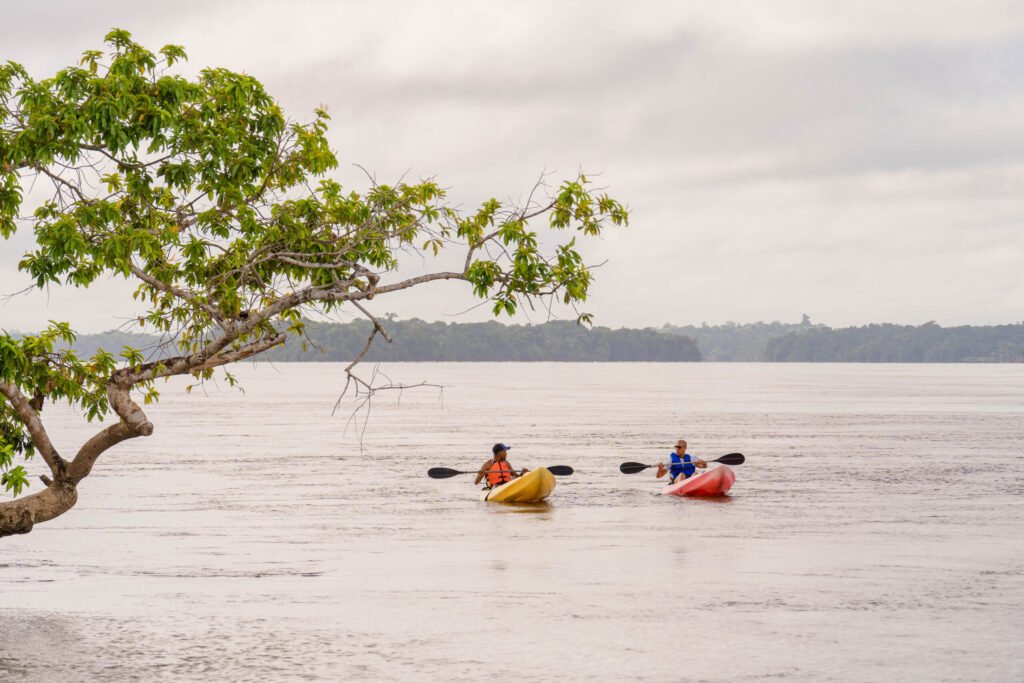 kayaking in essequibo river tour